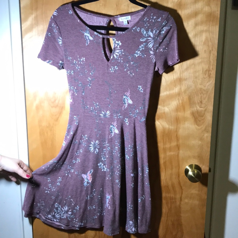 Purple flower dress